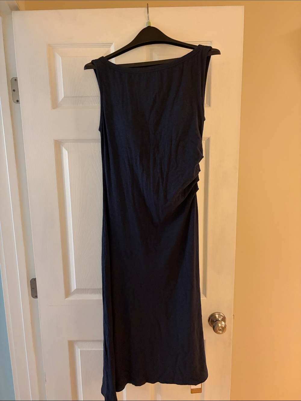 OGL Sleeveless Dark Navy Midi Dress